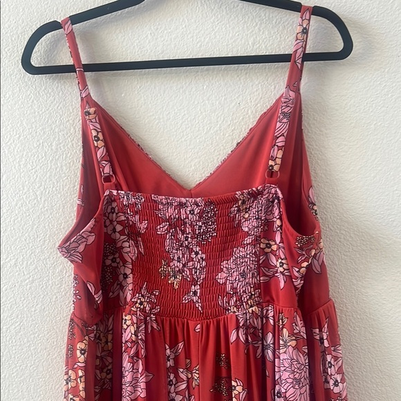Torrid Floral Rust colored Maxi Dress size 1X EUC - Picture 5 of 5